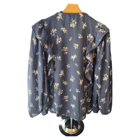 Lauren Conrad Floral Long Sleeve Blouse - Picture 4 of 4